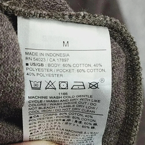 Banana Republic Zip-Up Hoodie Sweater Men's Size M 18CT - Picture 5 of 6